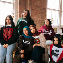 Load image into Gallery viewer, "Palestine" Crewneck (Forest Green)