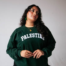 Load image into Gallery viewer, "Palestine" Crewneck (Forest Green)