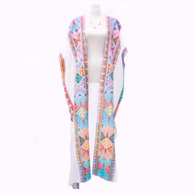 Load image into Gallery viewer, Rainbow Palestinian Tatreez Bisht