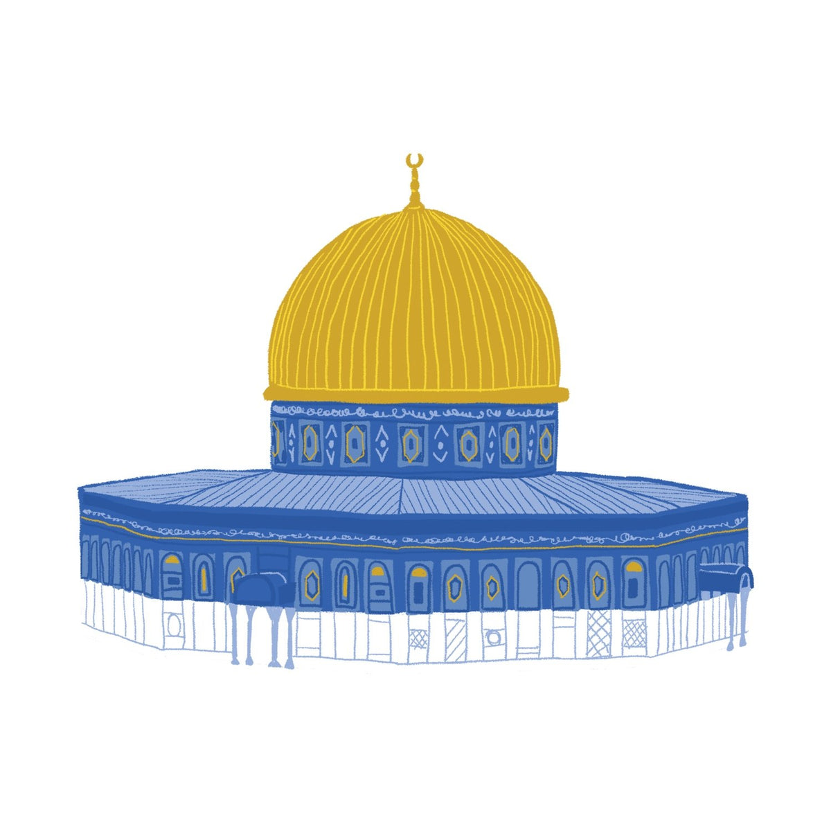 "Dome of the Rock" Print – WATAN STUDIO