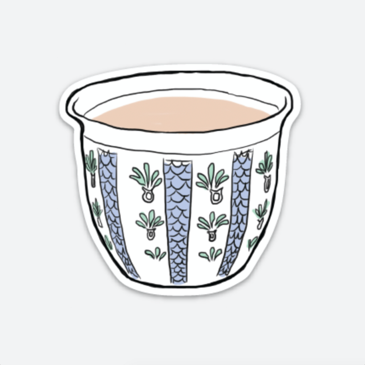Palestinian Coffee Cup Sticker WATAN STUDIO