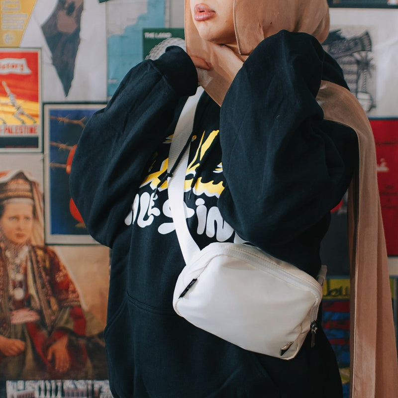 Palestine Belt Bag (White)