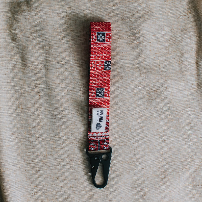 Classic Ramallah Tatreez Wristlet Key Lanyard