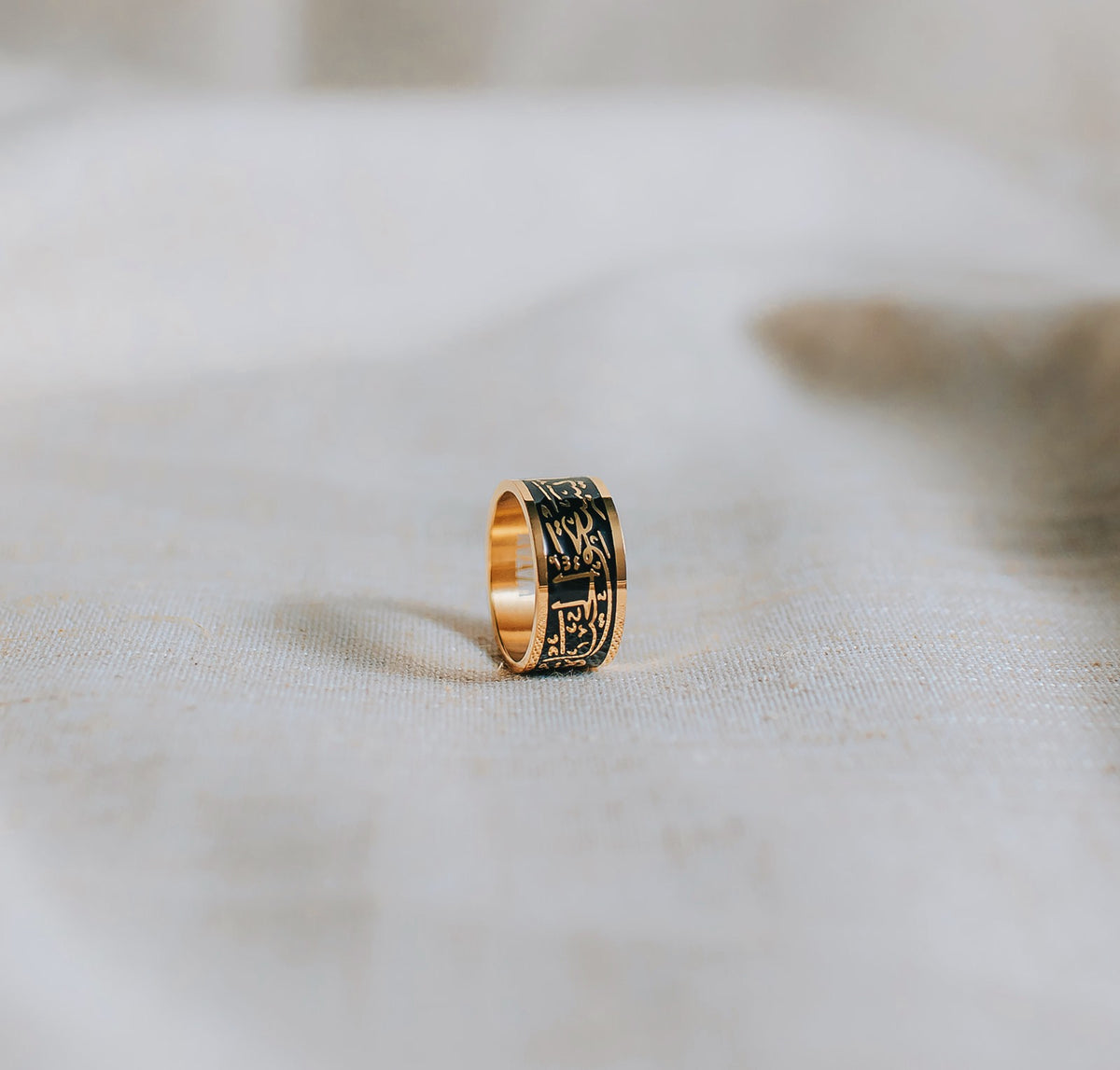 Mahmoud Darwish "On This Land" Ring (Gold)