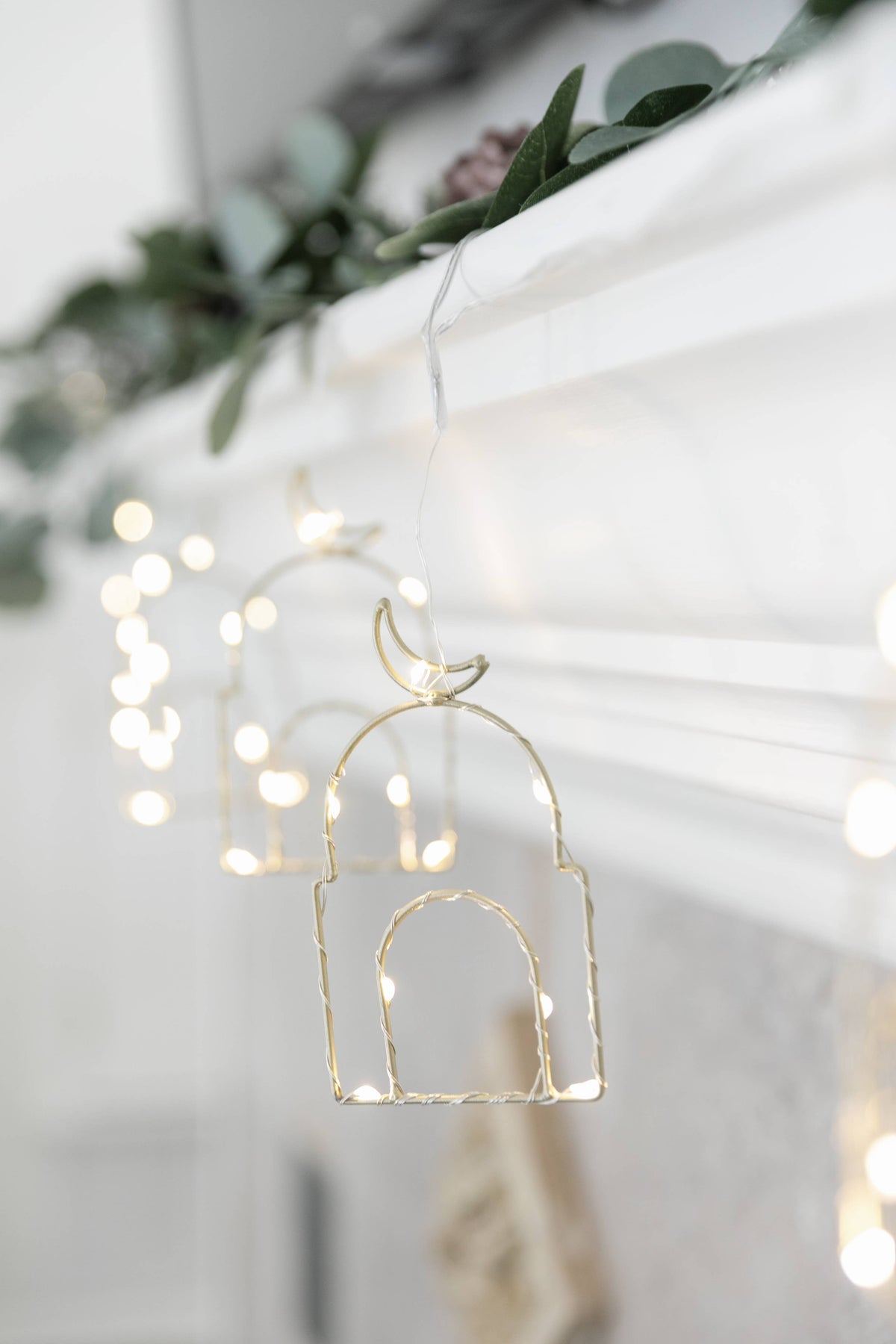 Masjid Silhouette String Lights