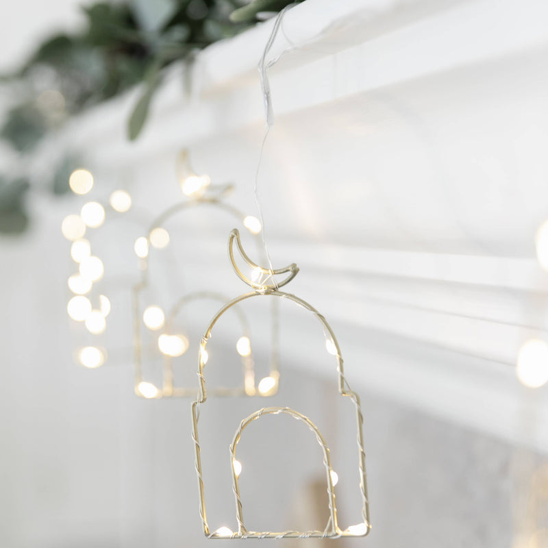 Masjid Silhouette String Lights