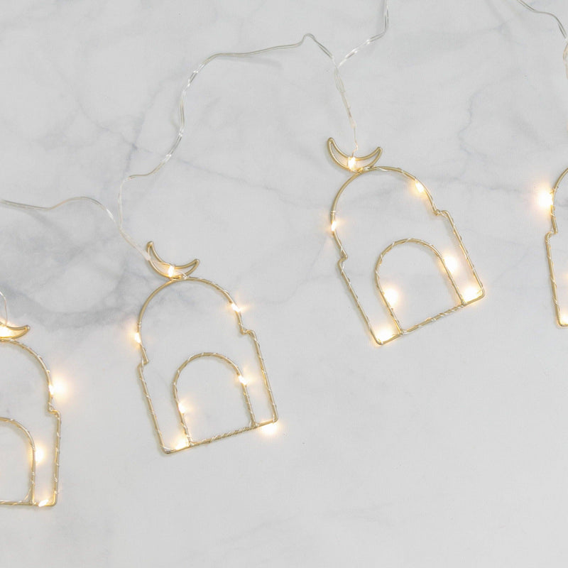 Masjid Silhouette String Lights