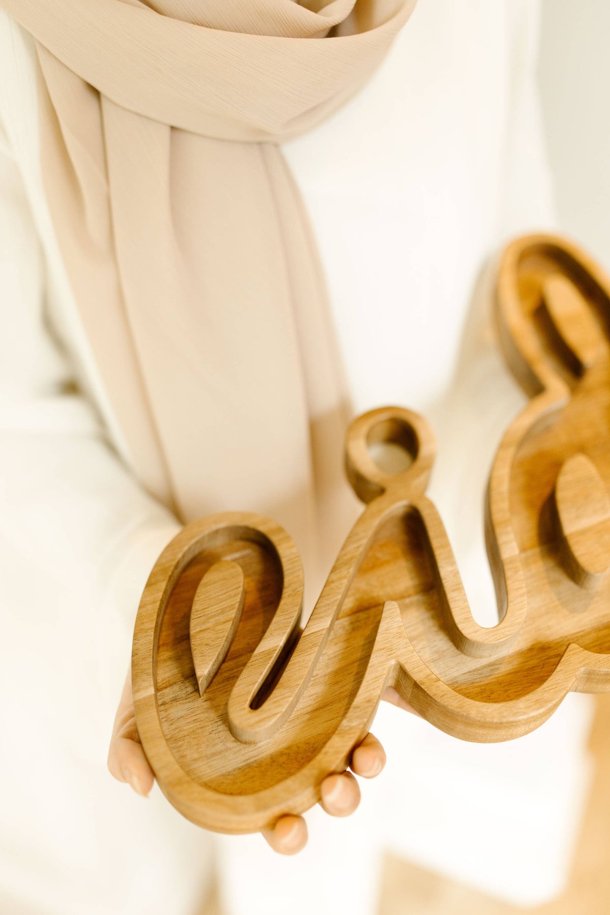 'EID' Wooden Serving Tray