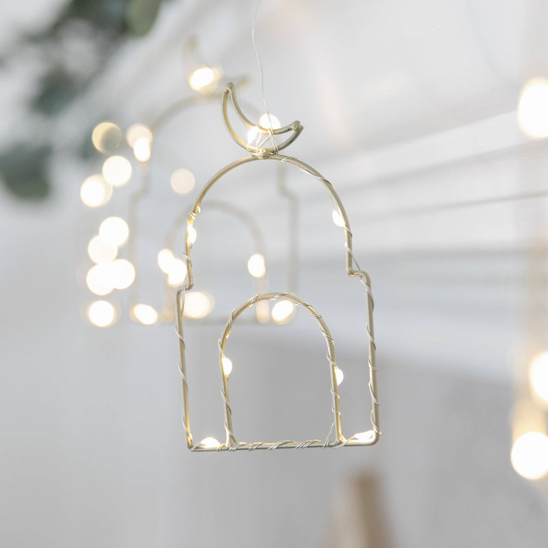 Masjid Silhouette String Lights