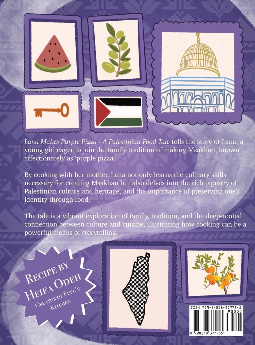 Lana Makes Purple Pizza: A Palestinian Food Tale by Amanda Najib [Hardcover]