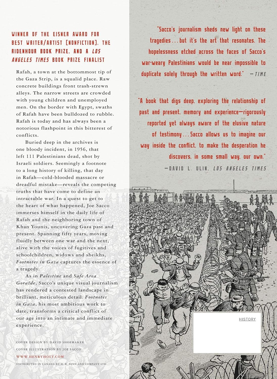 Footnotes in Gaza by Joe Sacco