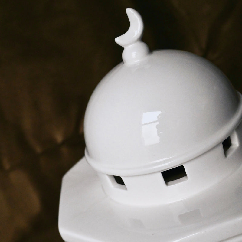 White Dome of the Rock Sculpture Decor