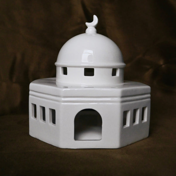 White Dome of the Rock Sculpture Decor