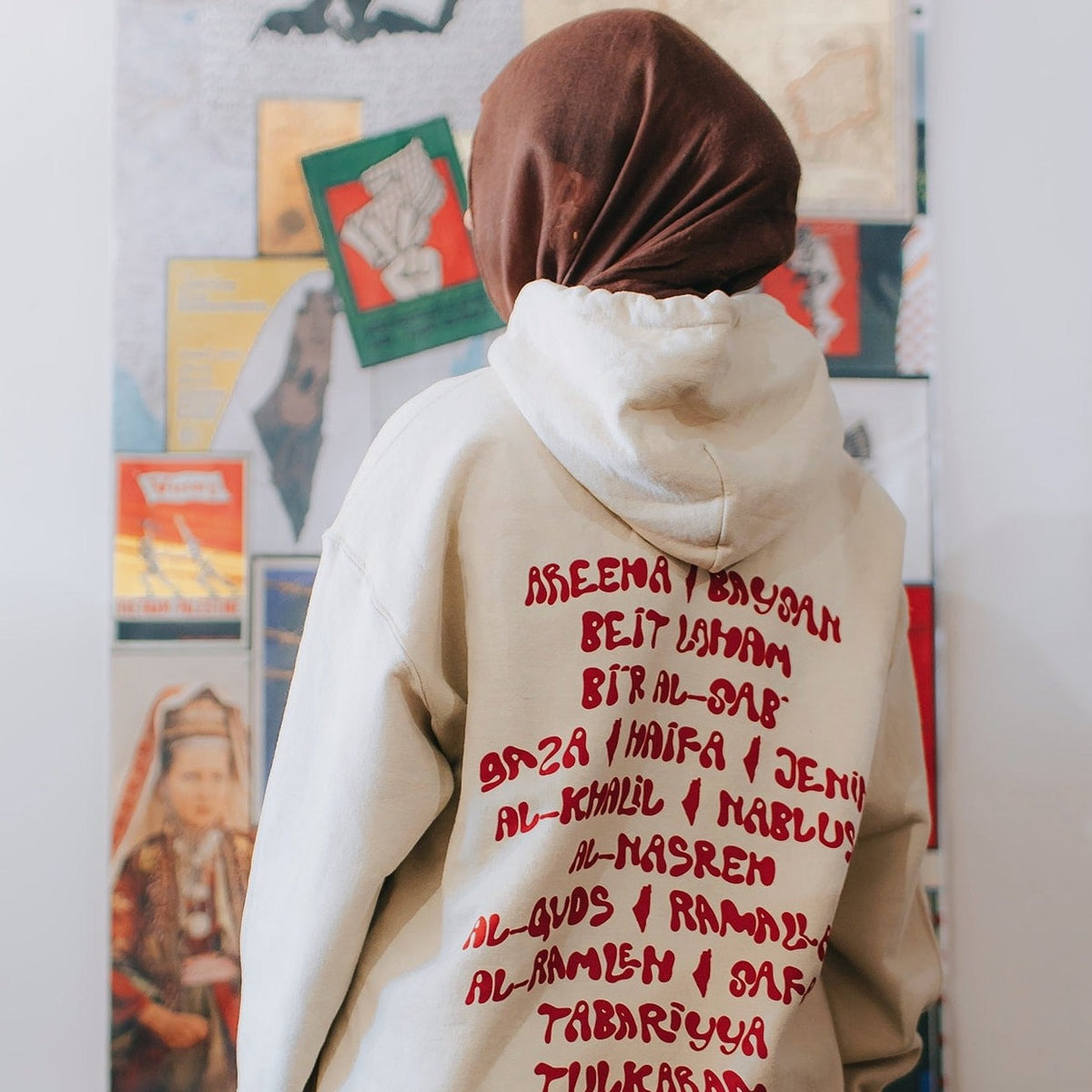 The Palestine City Hoodie (Linen)