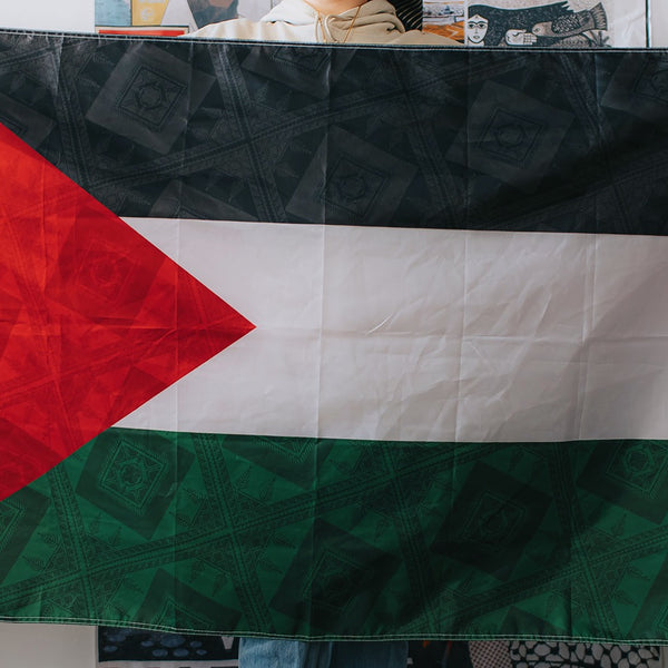 A Palestine Tatreez Flag