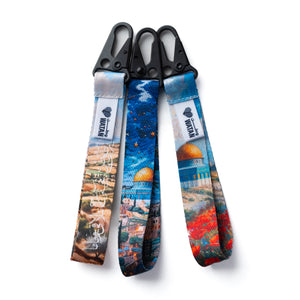 Julia Boutros Palestinian Landscape Wristlet Key Lanyard