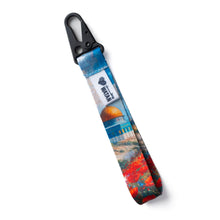 Load image into Gallery viewer, Dome of the Rock &amp; Poppy Wristlet Key Lanyard