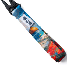 Load image into Gallery viewer, Dome of the Rock &amp; Poppy Wristlet Key Lanyard