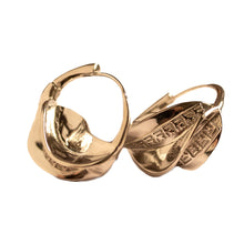 Load image into Gallery viewer, Fulani Tatreez Hoop Earrings (Gold)