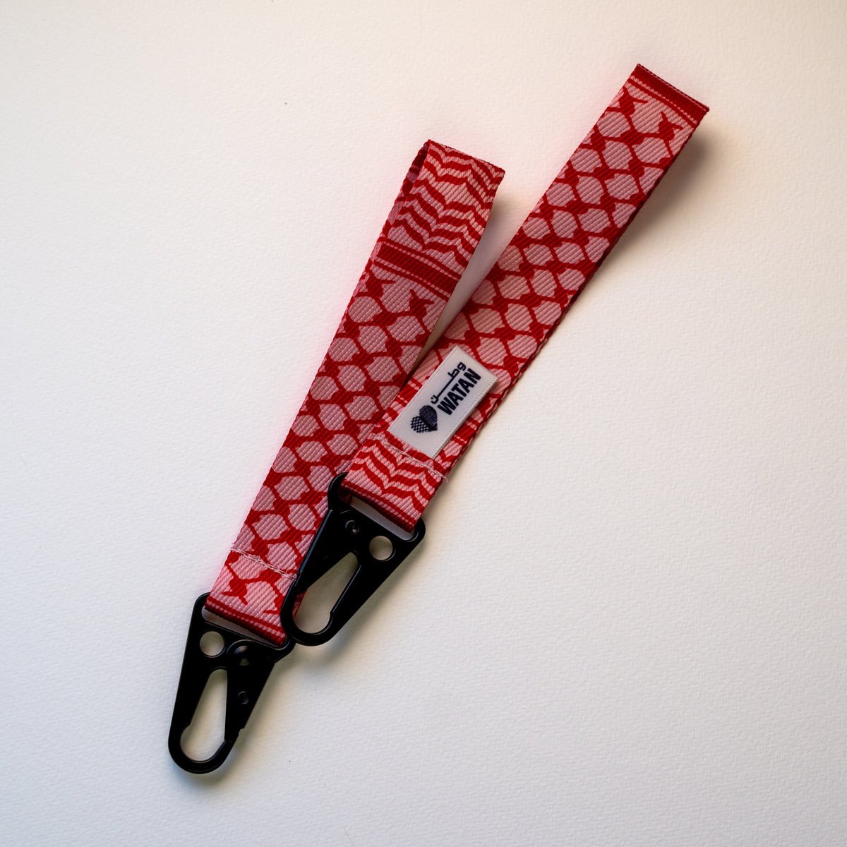 Classic Kuffiyeh Wristlet Key Lanyard (Pink)