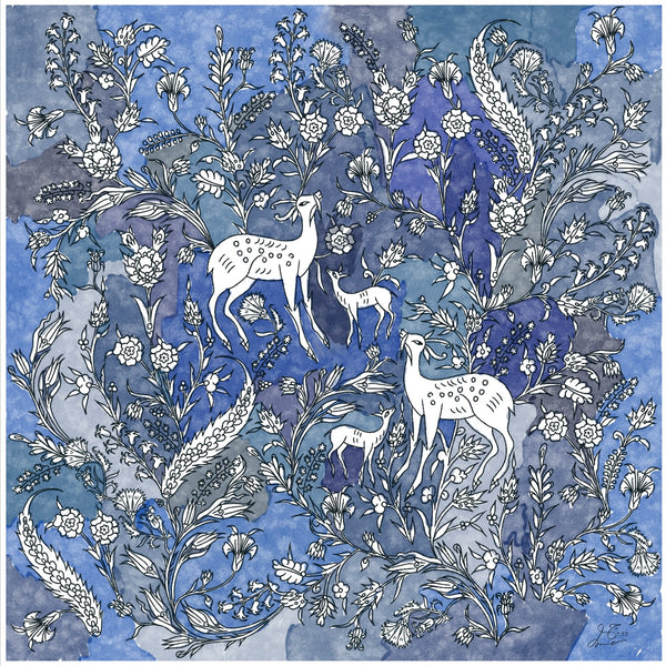 “The Fawn’s Meadow” | "مرح الظبي" Print