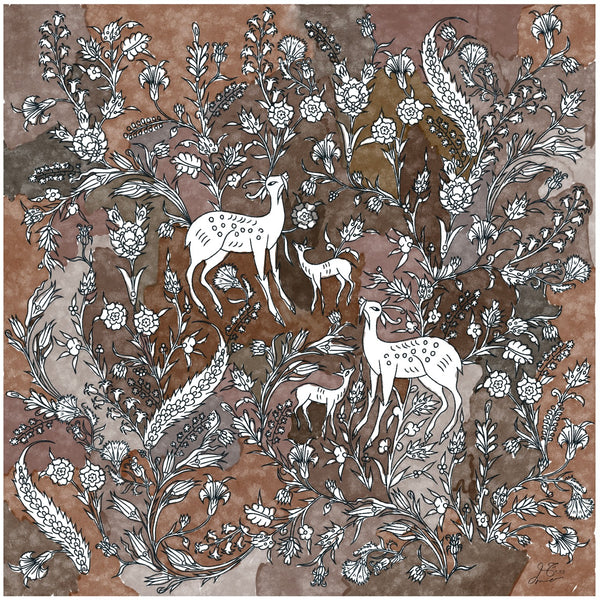 “The Fawn’s Meadow” | "مرح الظبي" Print &mdash; alternate view