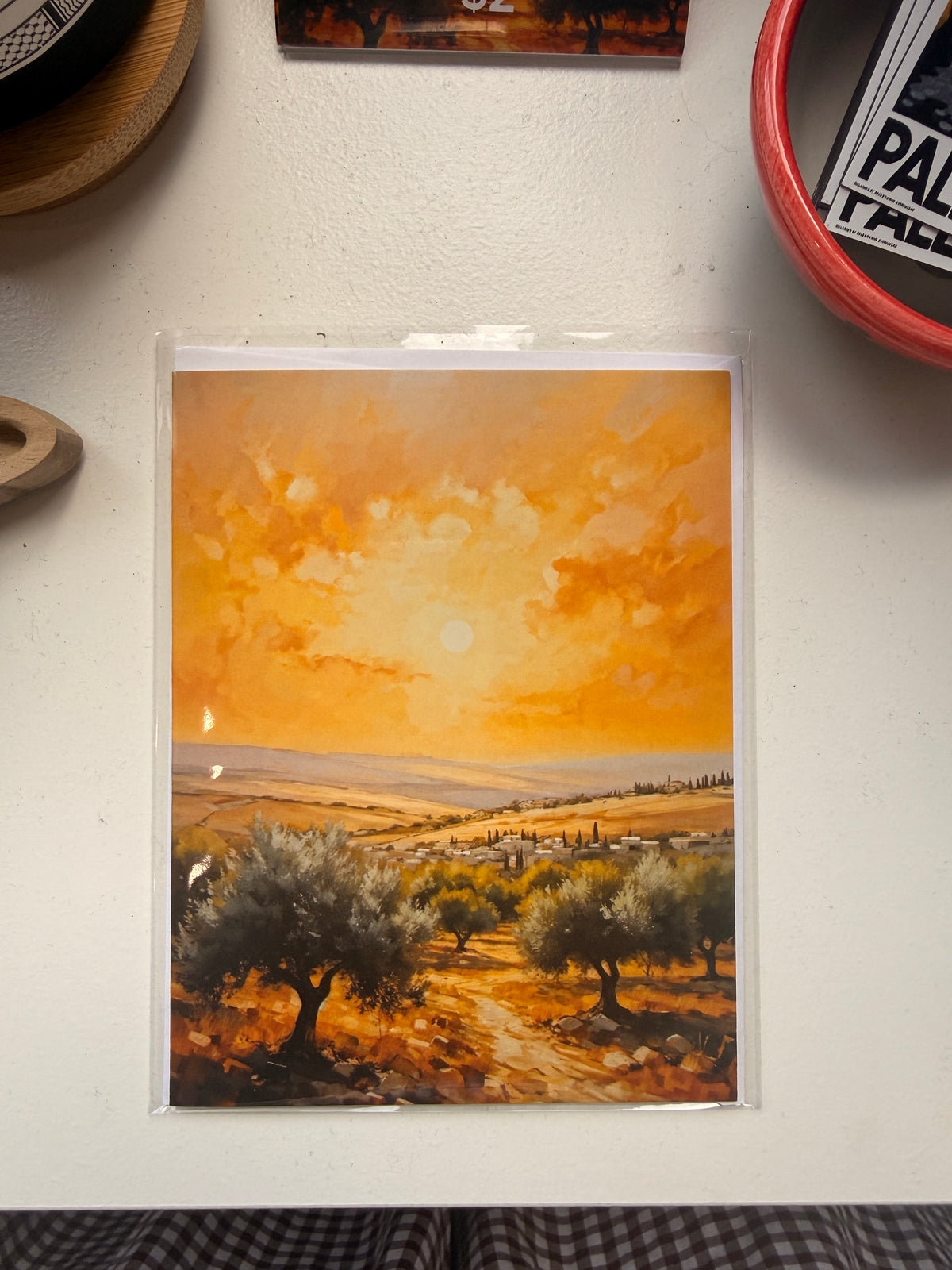 Palestine Landscape Greeting Card