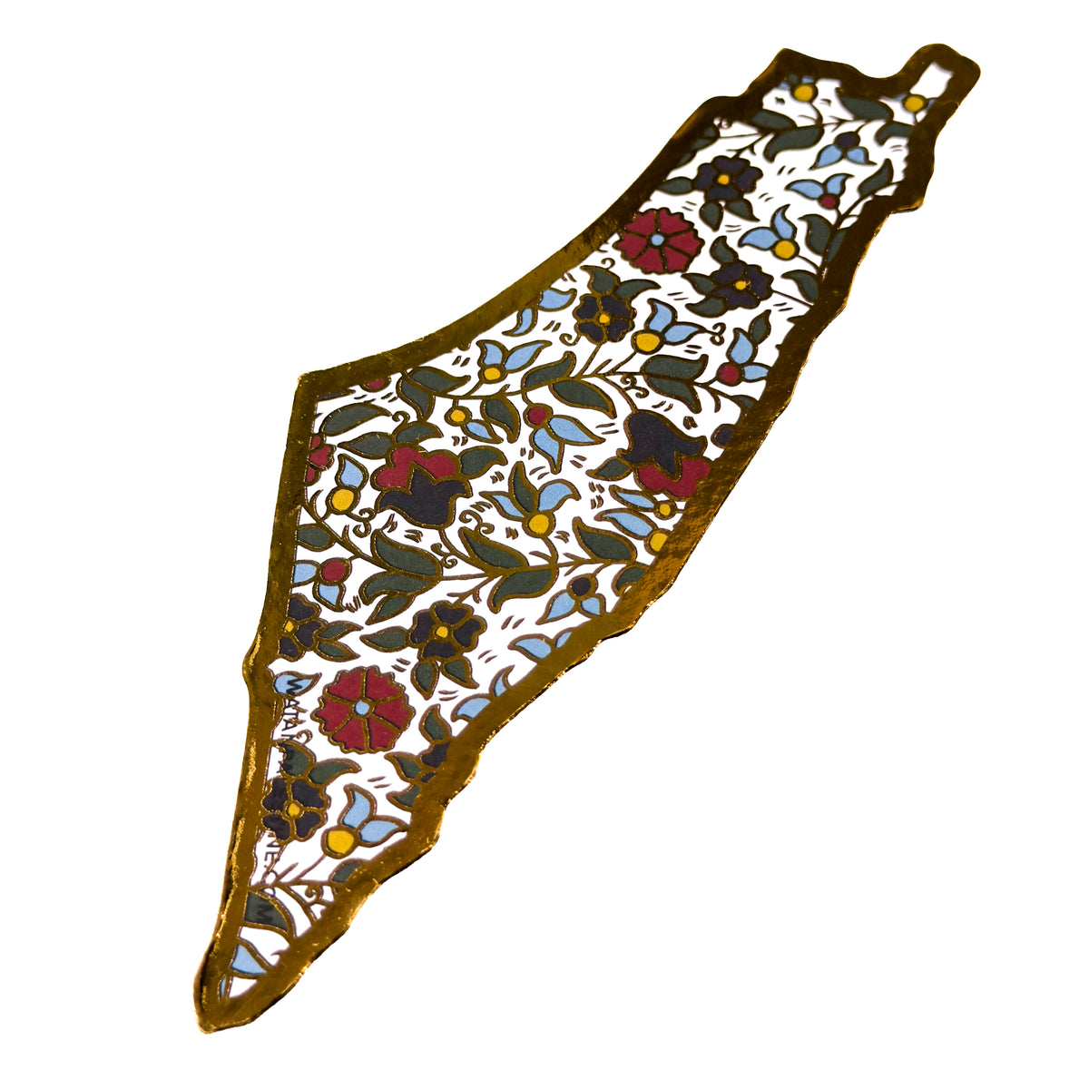 Palestine Khalili Map Bookmark