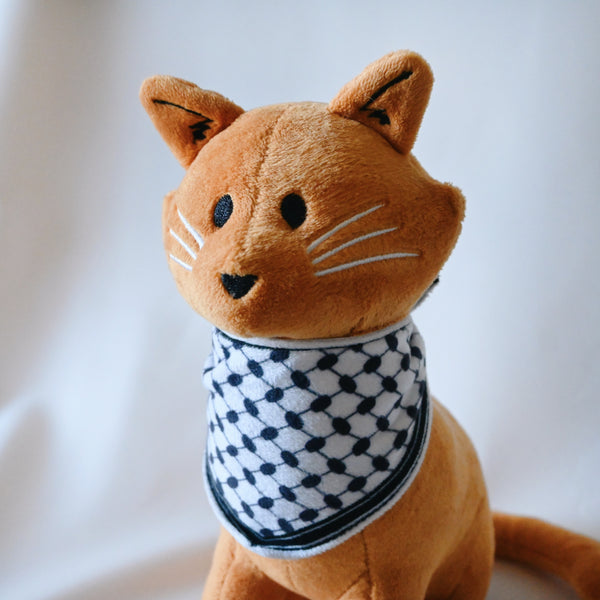 Catfiyyeh Plushie (Orange) &mdash; alternate view