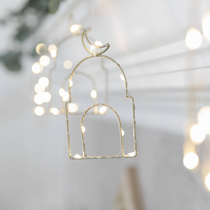 Masjid Silhouette String Lights