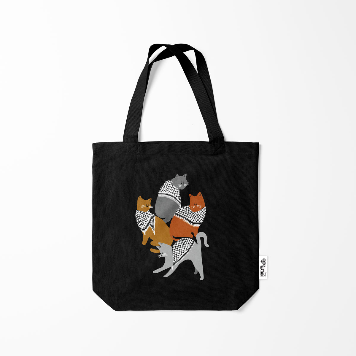 Palestinian Catfiyyeh Gang Tote Bag