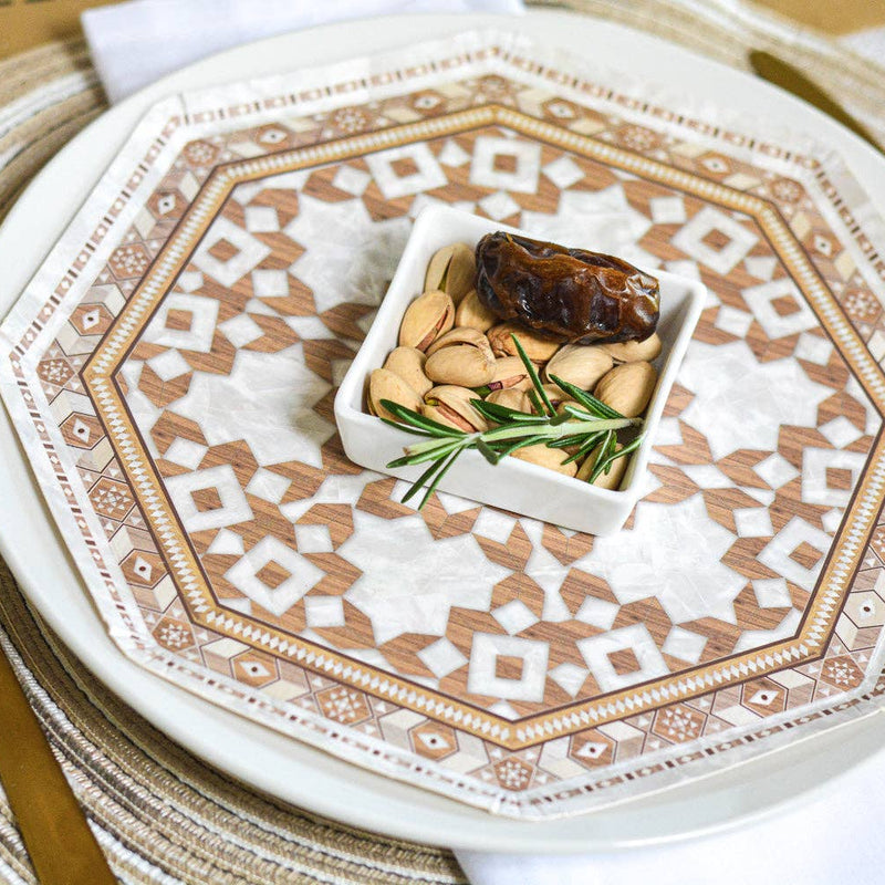 Damasq Disposable Lunch Plates-8pc