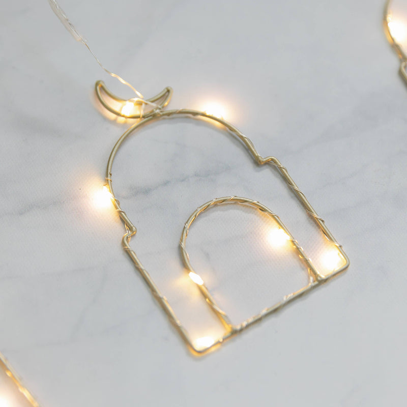 Masjid Silhouette String Lights