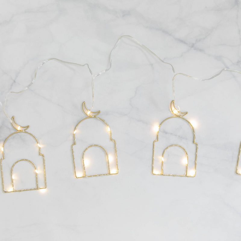 Masjid Silhouette String Lights