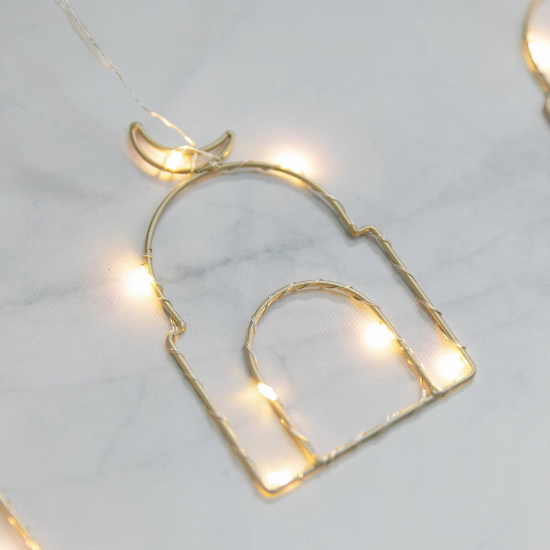 Masjid Silhouette String Lights