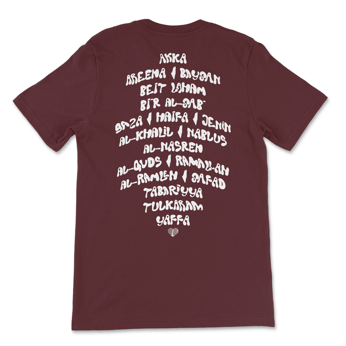 The Palestine City T-Shirt (Maroon)