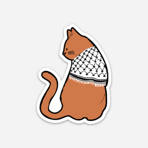 Palestinian Catfiyyeh Sticker