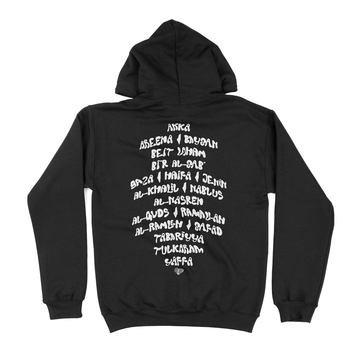 The Palestine City Hoodie (Black)
