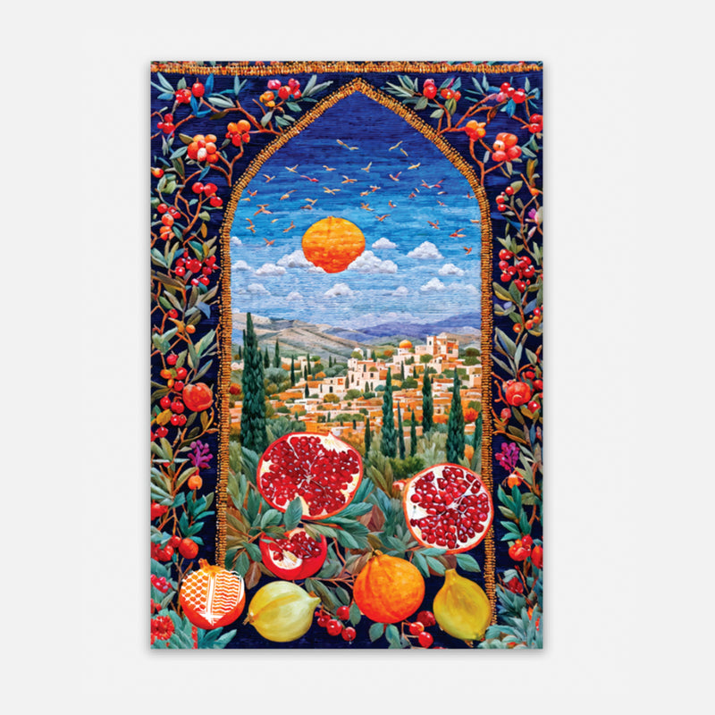 Pomegranates & Oranges: A Palestinian Town Sticker