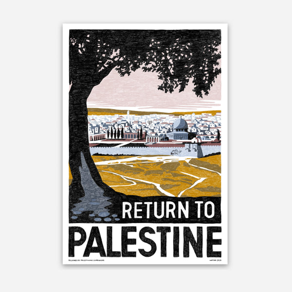 "Return to Palestine" Sticker