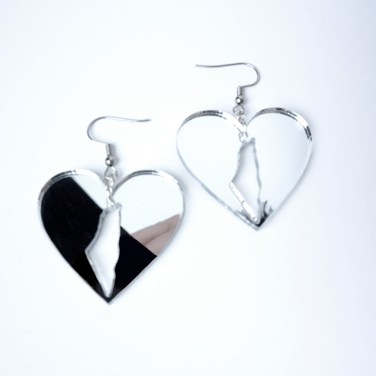 Palestine Love Earrings (Silver)