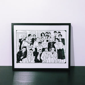 Palestinian "All in the Family" Print