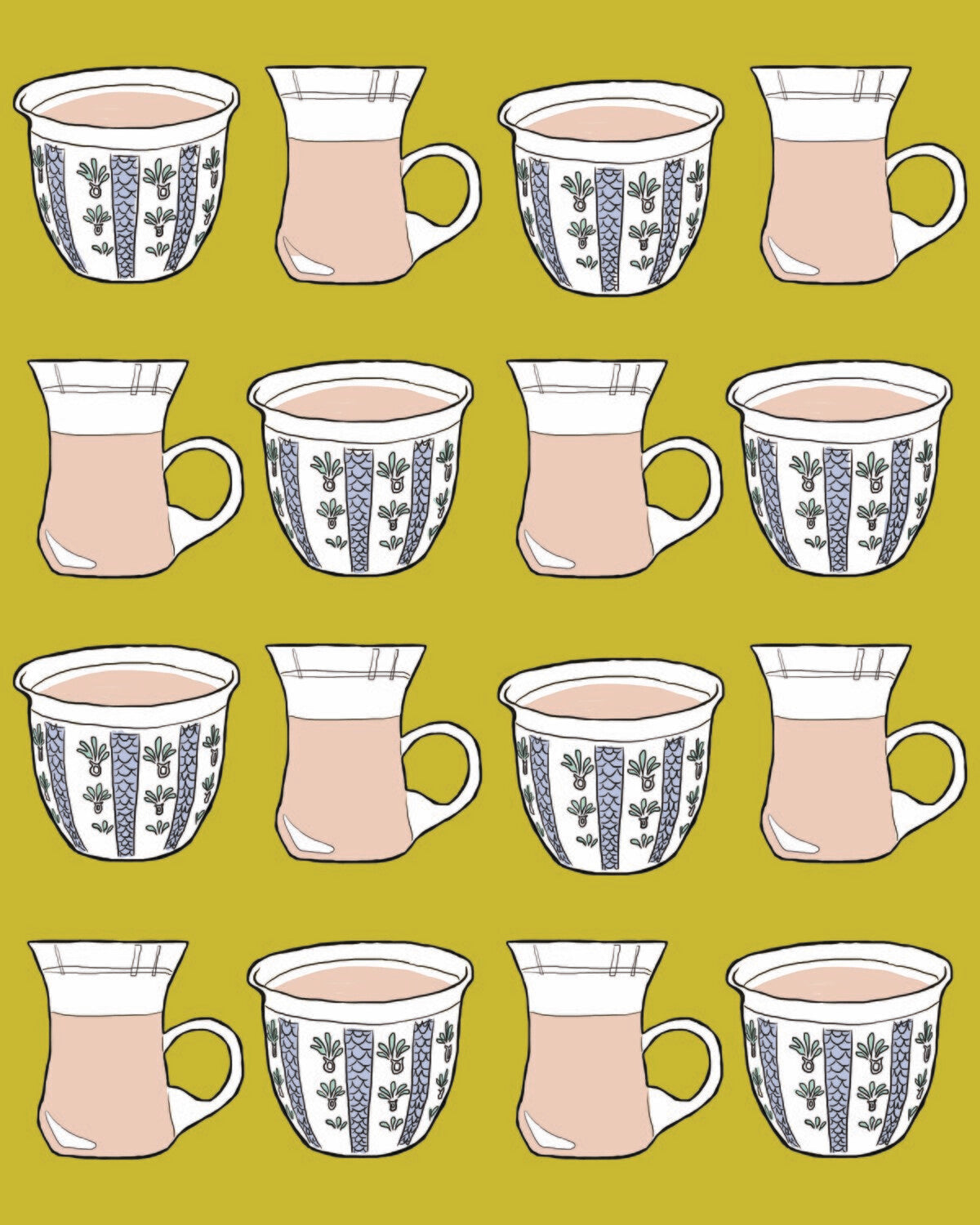 Palestinian "Coffee and Tea" Print