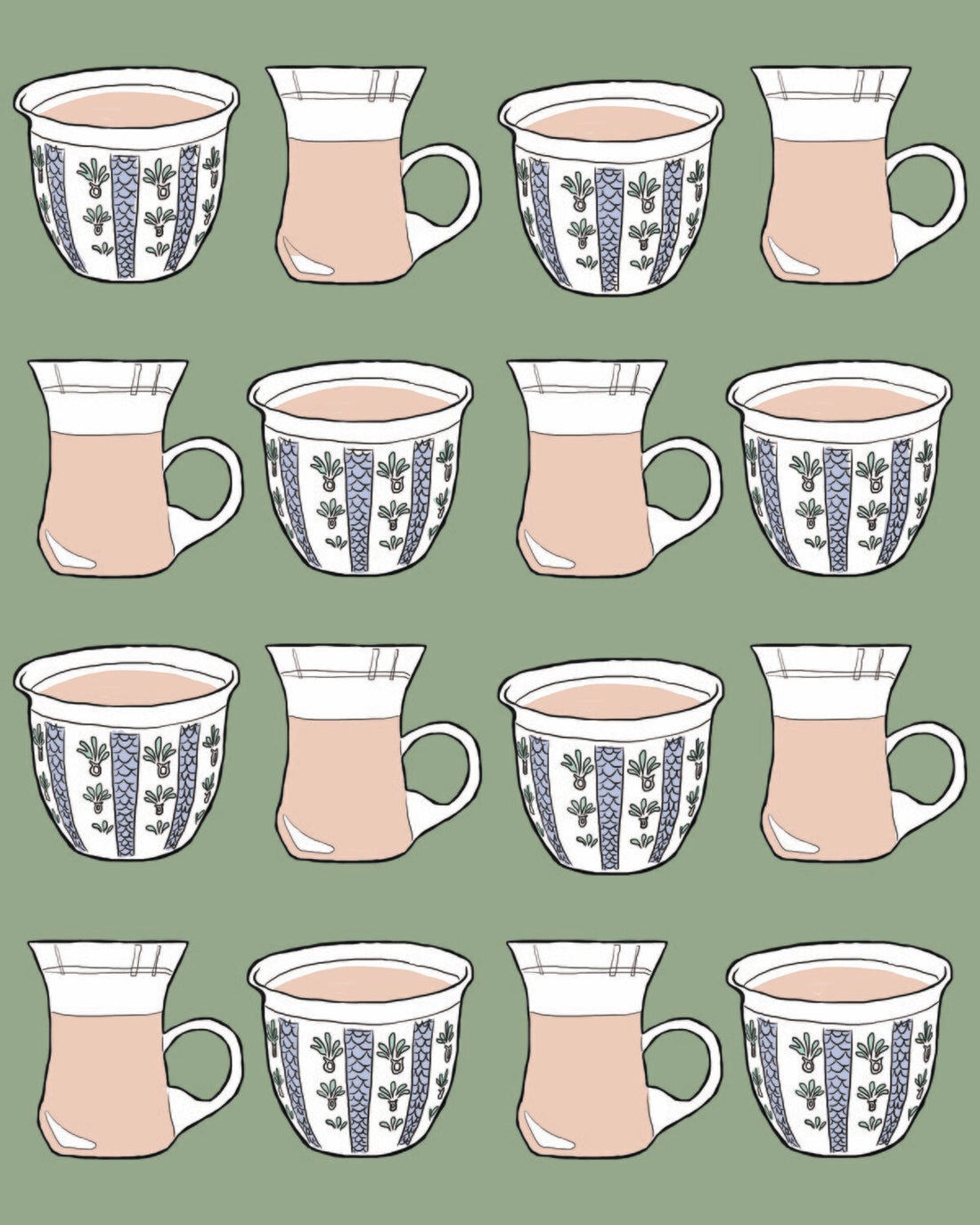 Palestinian "Coffee and Tea" Print