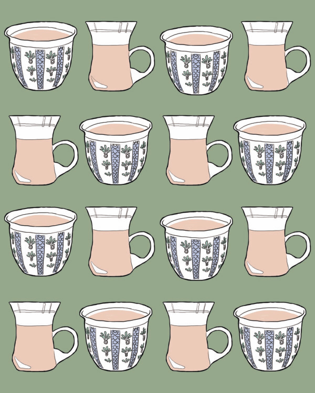 Palestinian "Coffee and Tea" Print