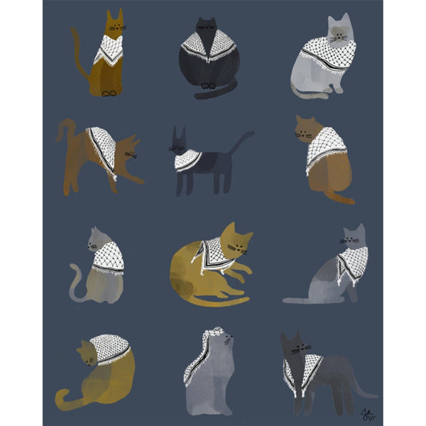 The Catfiyyeh Print &mdash; alternate view
