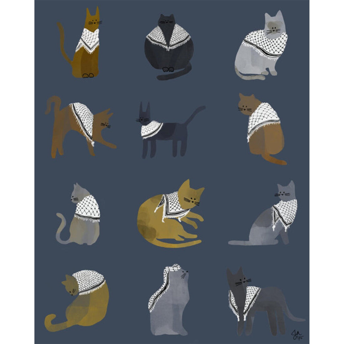 The Catfiyyeh Print