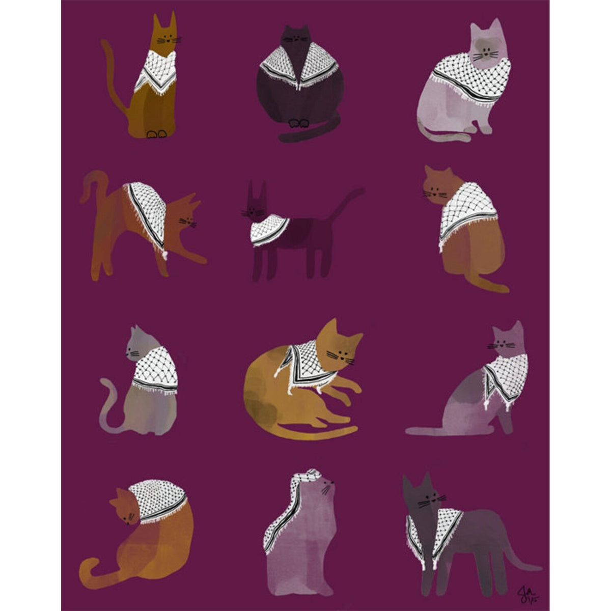 The Catfiyyeh Print