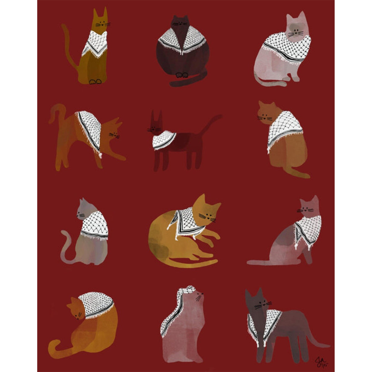 The Catfiyyeh Print