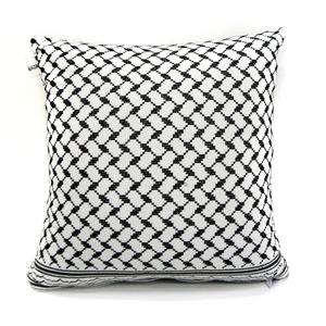 Kuffiyeh Tatreez Pillow (Version 2)